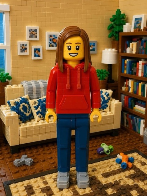 Blocky Toy style generated from a photo with PicToon