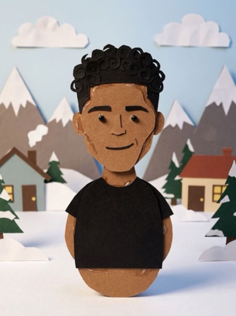Paper Cutout style generated from a photo with PicToon