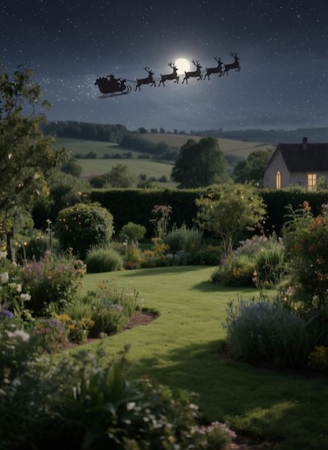 Christmas Reindeer style generated from a photo with PicToon