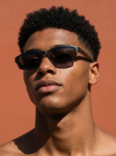 Eyewear Campaign style generated from a photo with PicToon