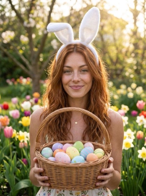 Easter Bunny style generated from a photo with PicToon