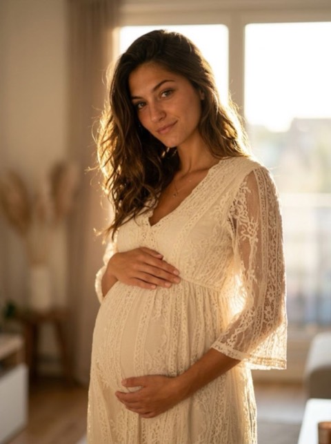 Maternity style generated from a photo with PicToon