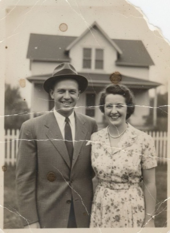 Original photo before the Restore Old Photo AI transformation