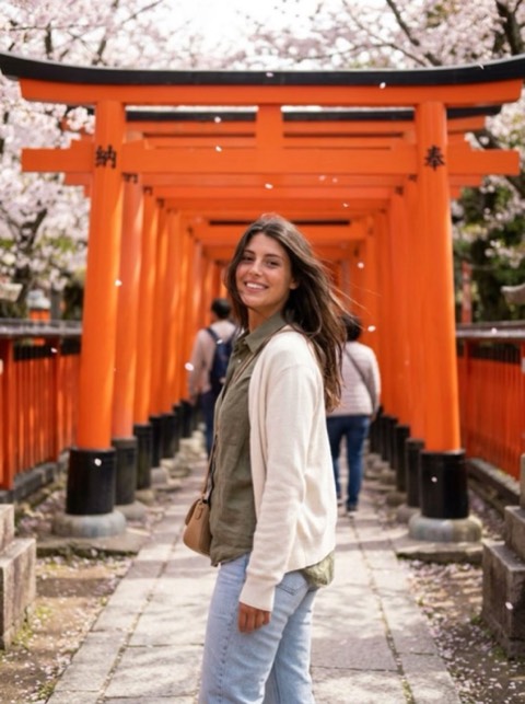 Japan style generated from a photo with PicToon