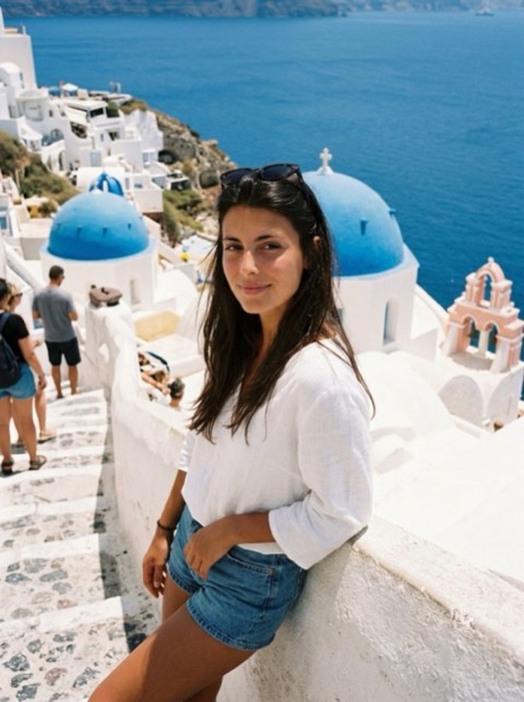 Santorini style generated from a photo with PicToon